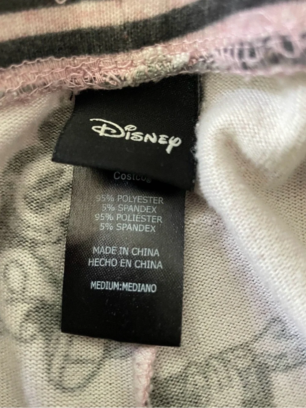 DISNEY Mickey & Minnie Mouse 2-Piece Pajama Set - Women’s Size Medium - Pink - Picture 8 of 8